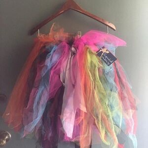 Colorful Tulle Tutu Skirt~One Size (elastic waist)